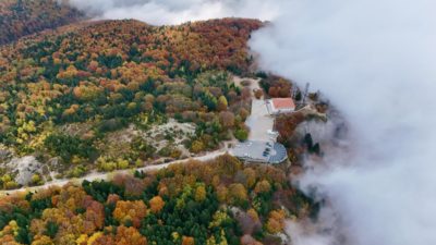 Uludağ Liberta’nın drone kamerasından yansıyan sonbahar manzaraları, Bursa'nın gözbebeği Uludağ’ın
